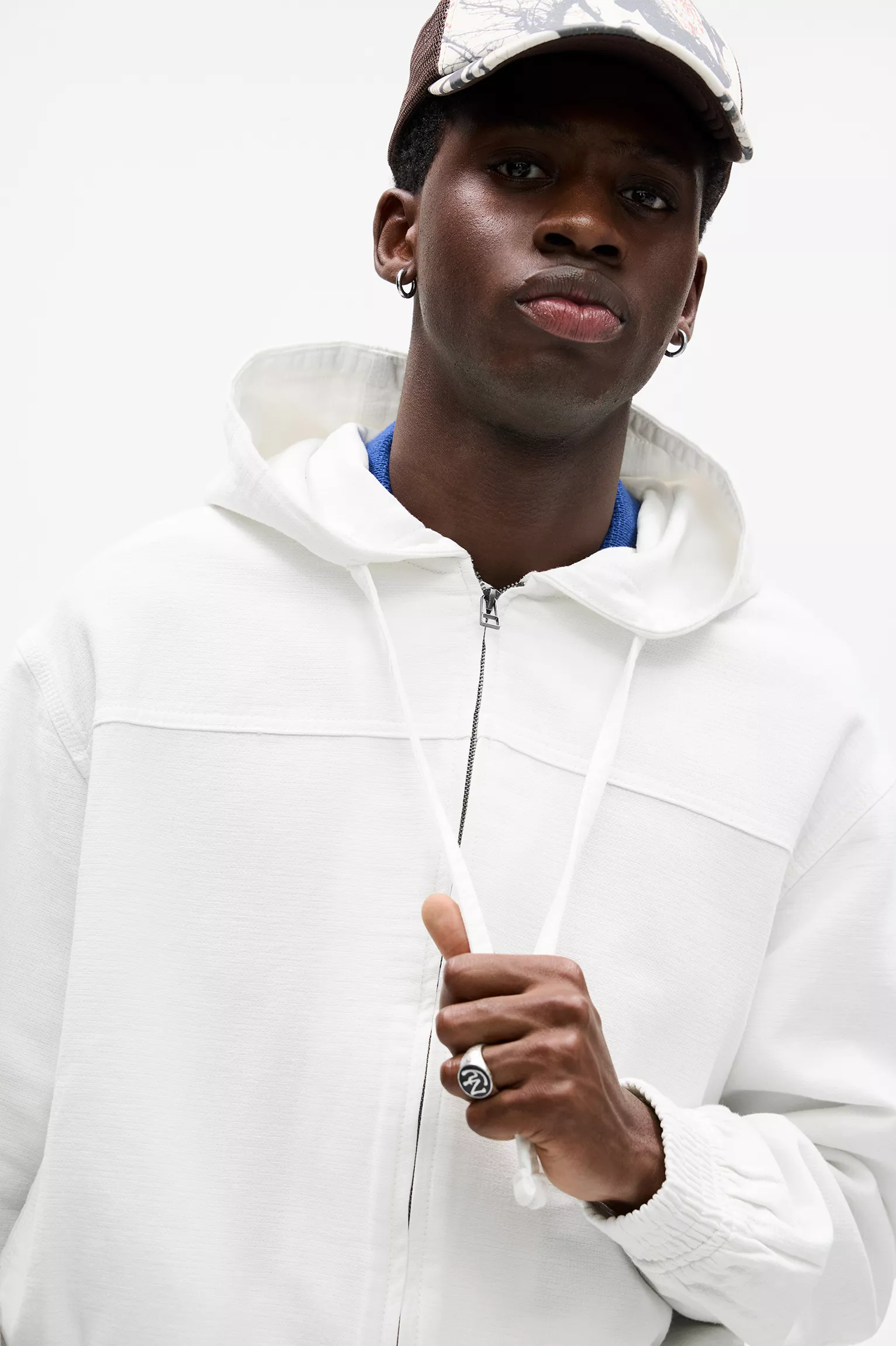 Lightweight cotton jacket — another view