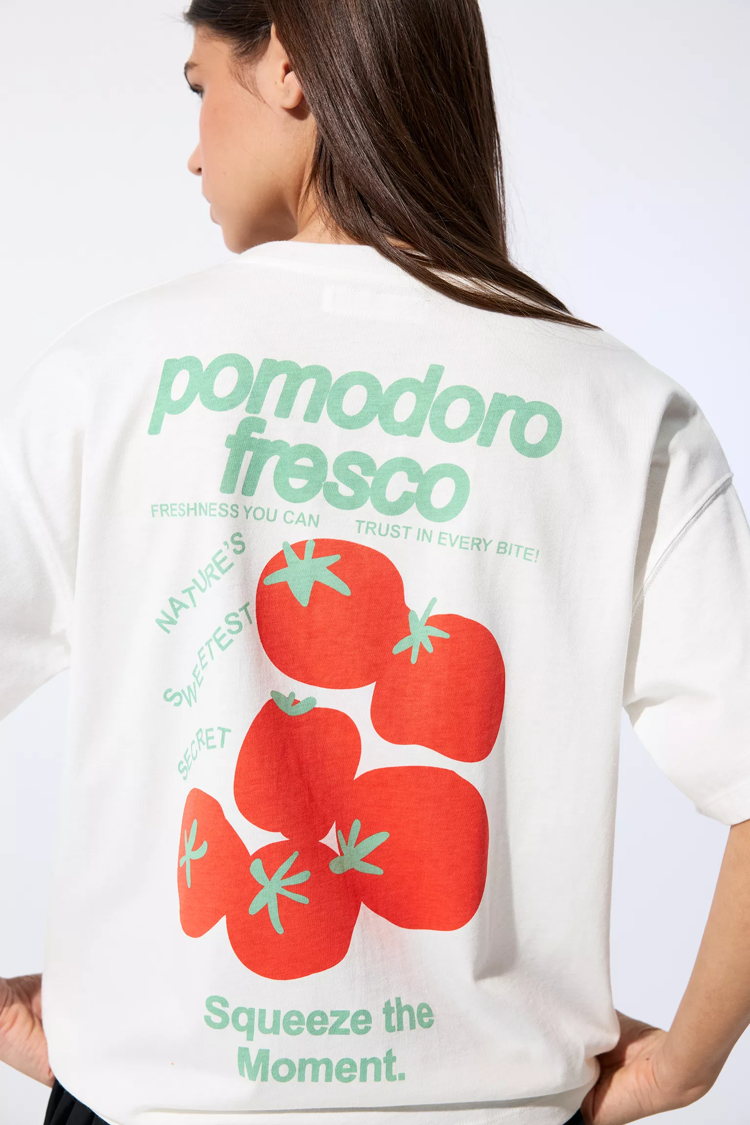 Pomodoro graphic T-shirt — another view